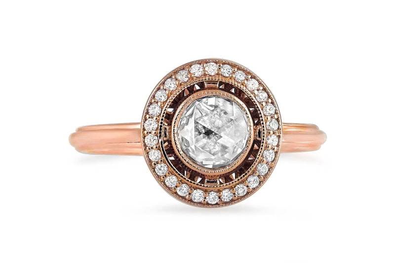 Como escolher um anel de diamante com corte rosa: Guia definitivo